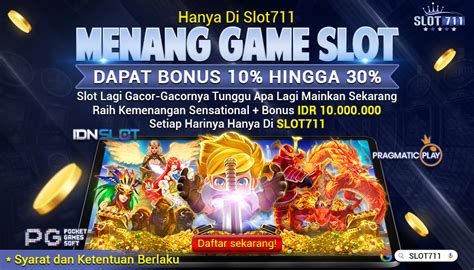 Slot711 : Situs Slot Online Terpercaya Serta Slot .